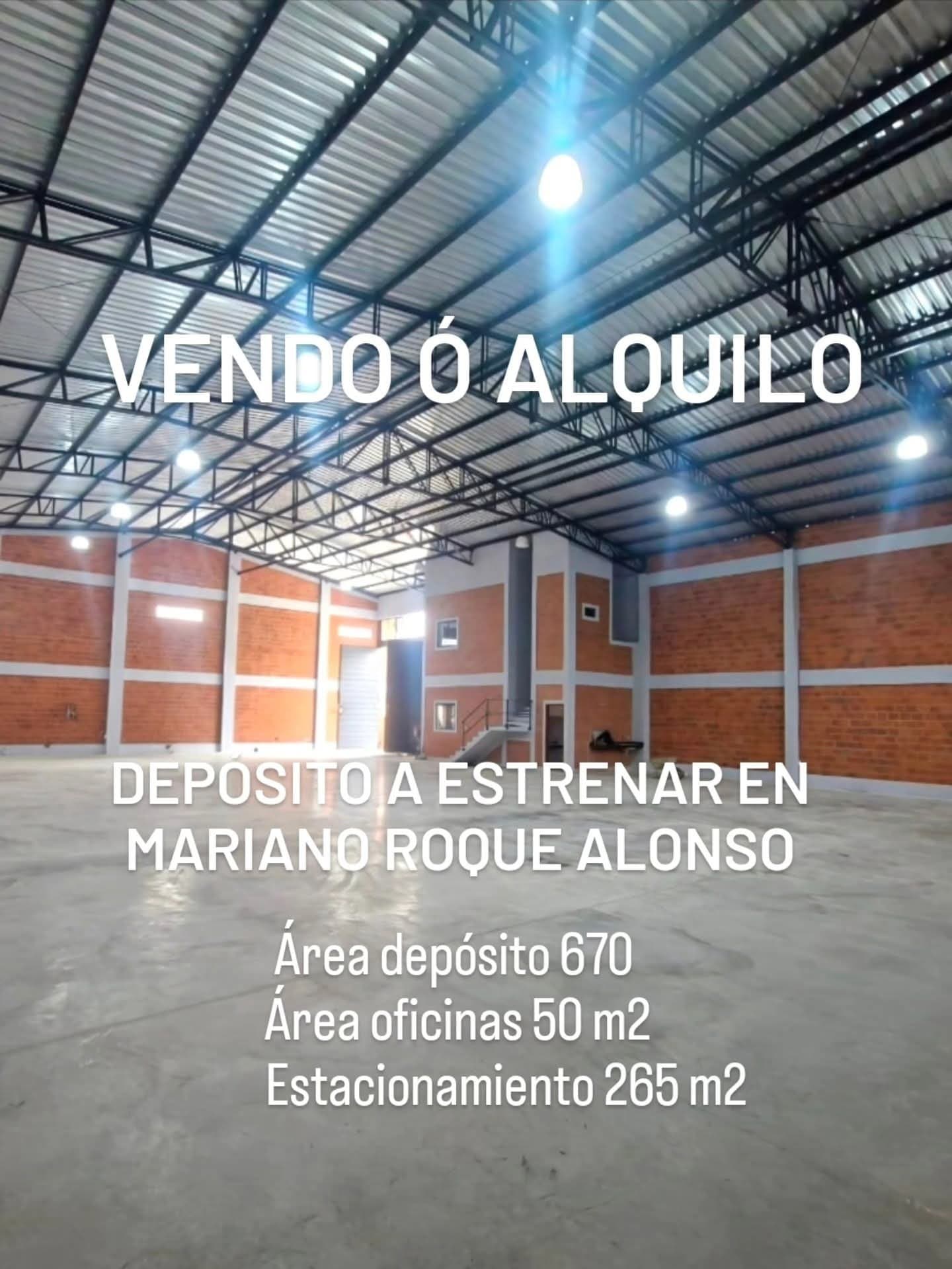 VENDO DEPÓSITO A ESTRENAR EN MARIANO ROQUE ALONSO