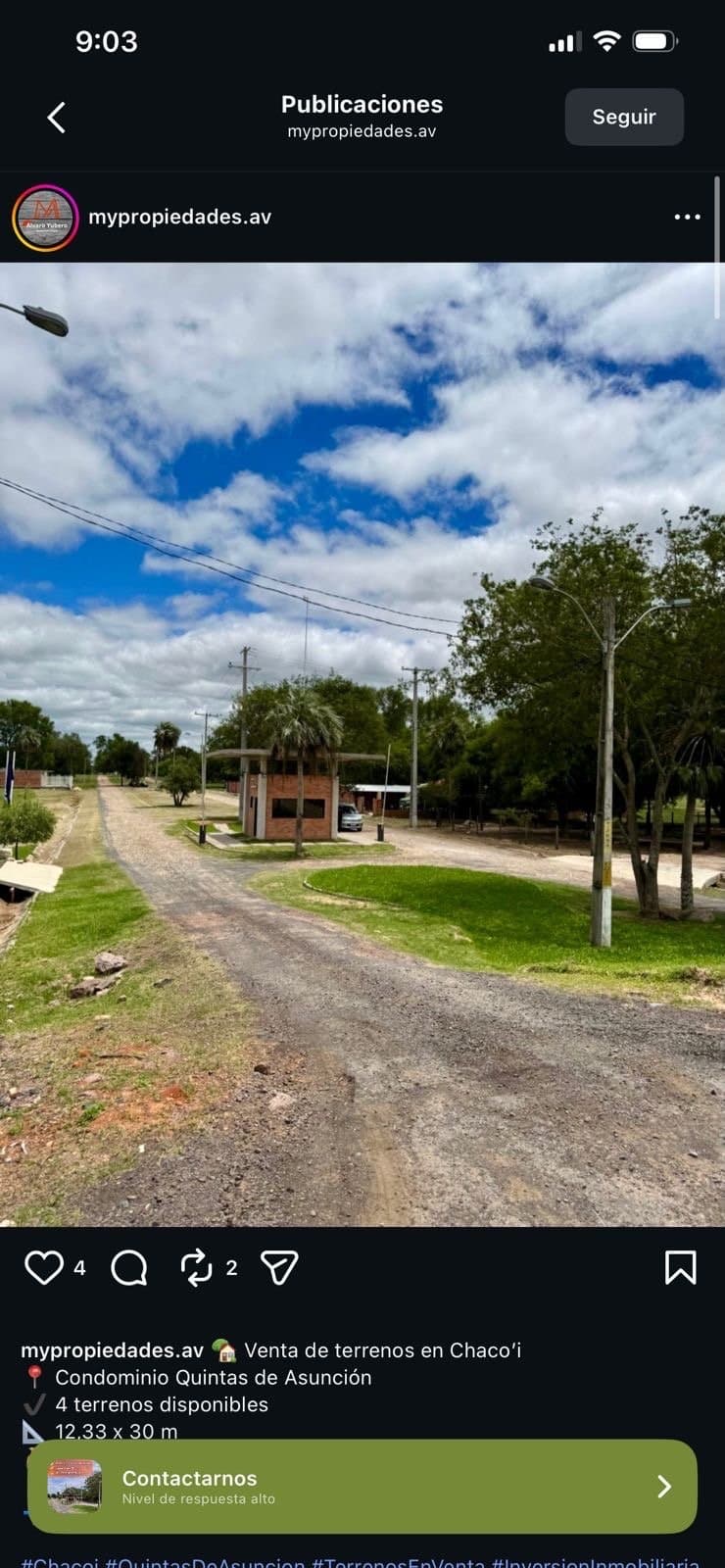 "TERRENO EN CHACO'I: OPORTUNIDAD ÚNICA DE INVERSIÓN Y DESARROLLO"