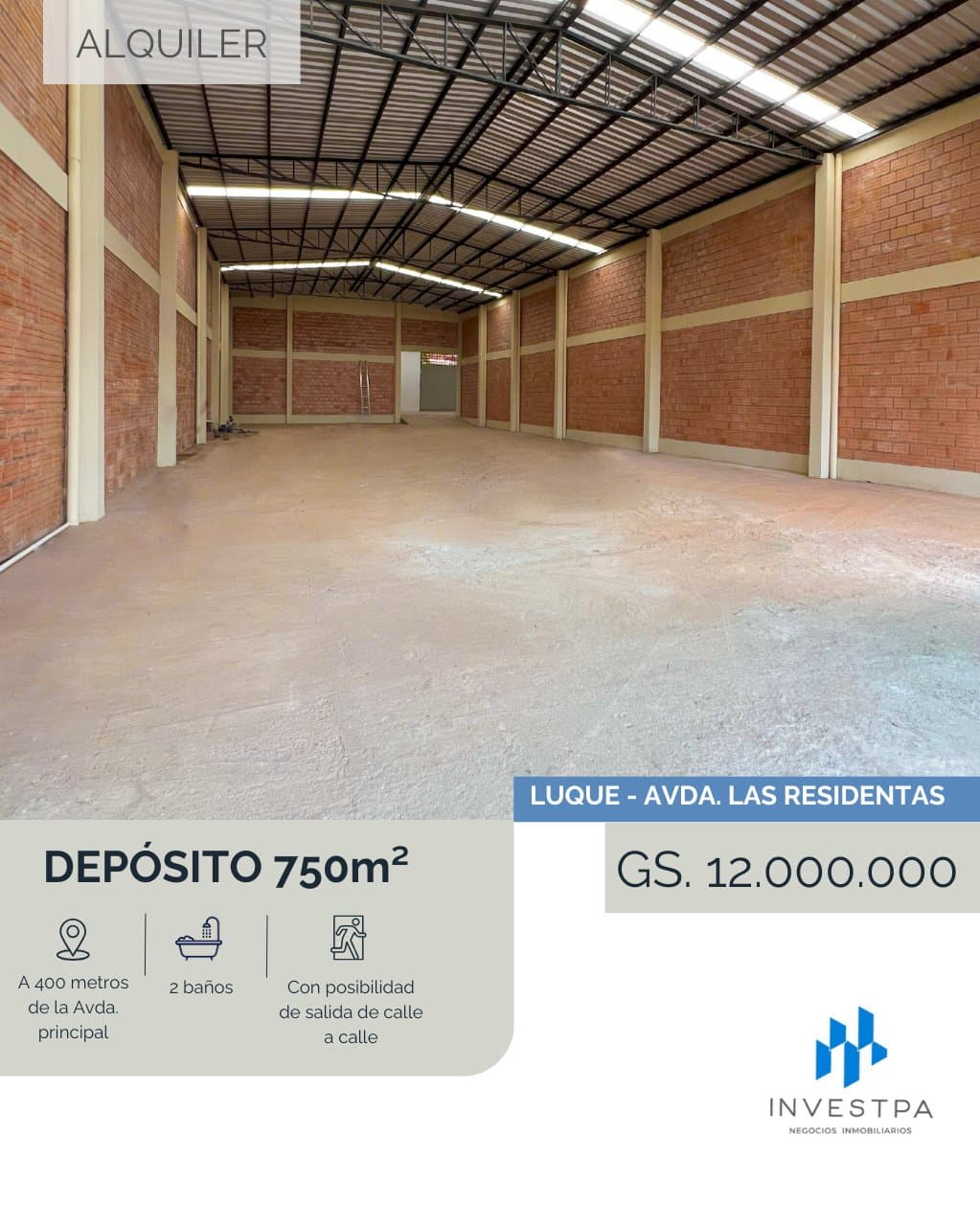 DEPÓSITO EN ALQUILER
