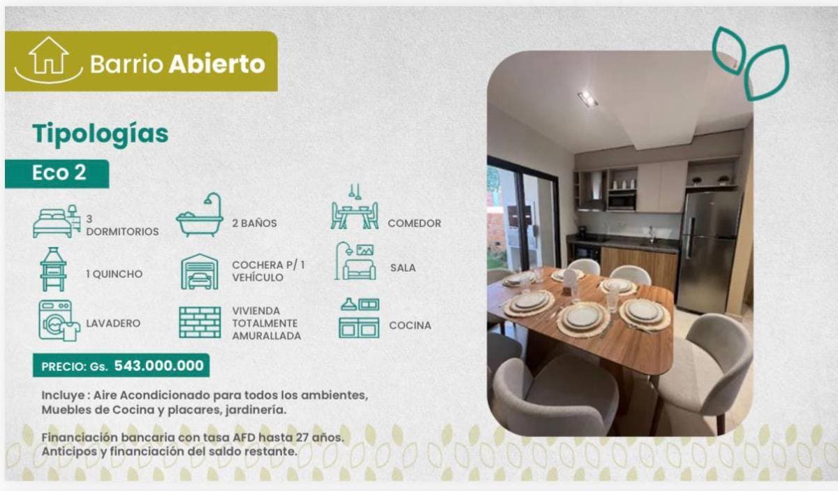 Casa Dúplex a Estrenar en Venta - Terra Viva, Luque – 3