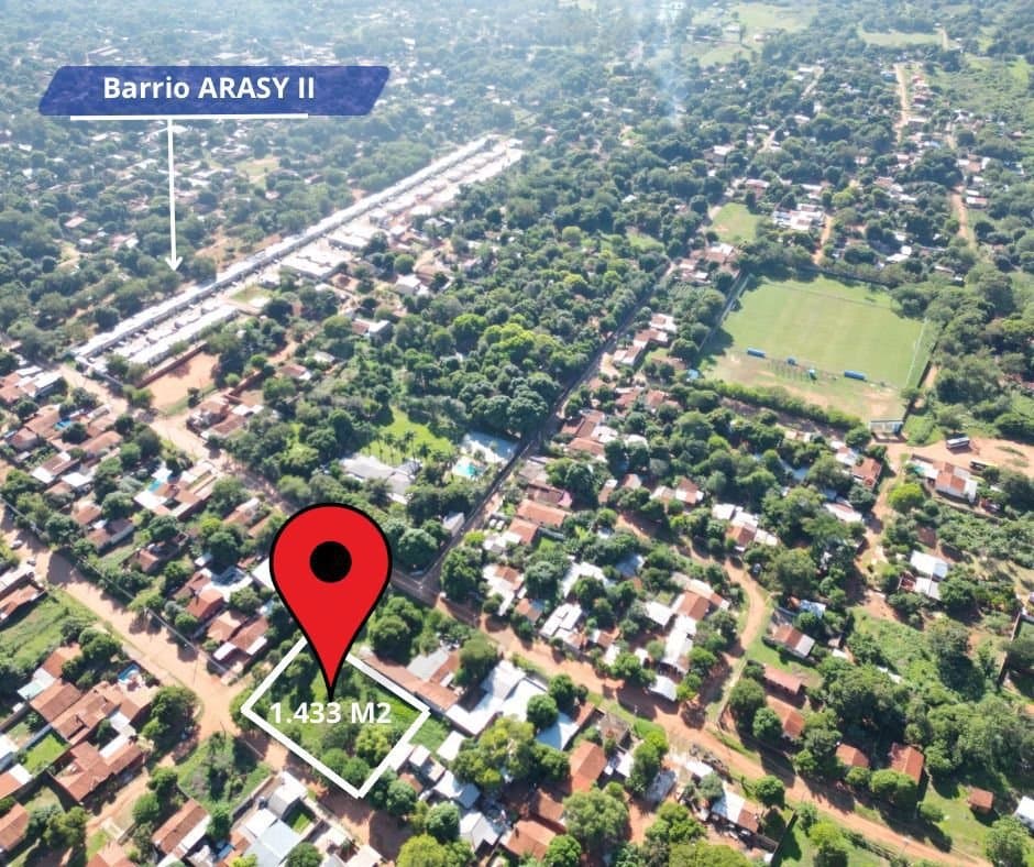 VENDO TERRENO EN ESQUINA 1.423M2 -LUQUE YCUA FURE – 2