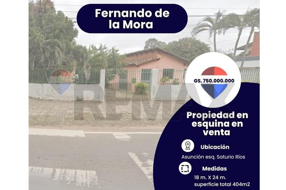 ESQUINA EN VENTA FERNANDO DE LA MORA – 3