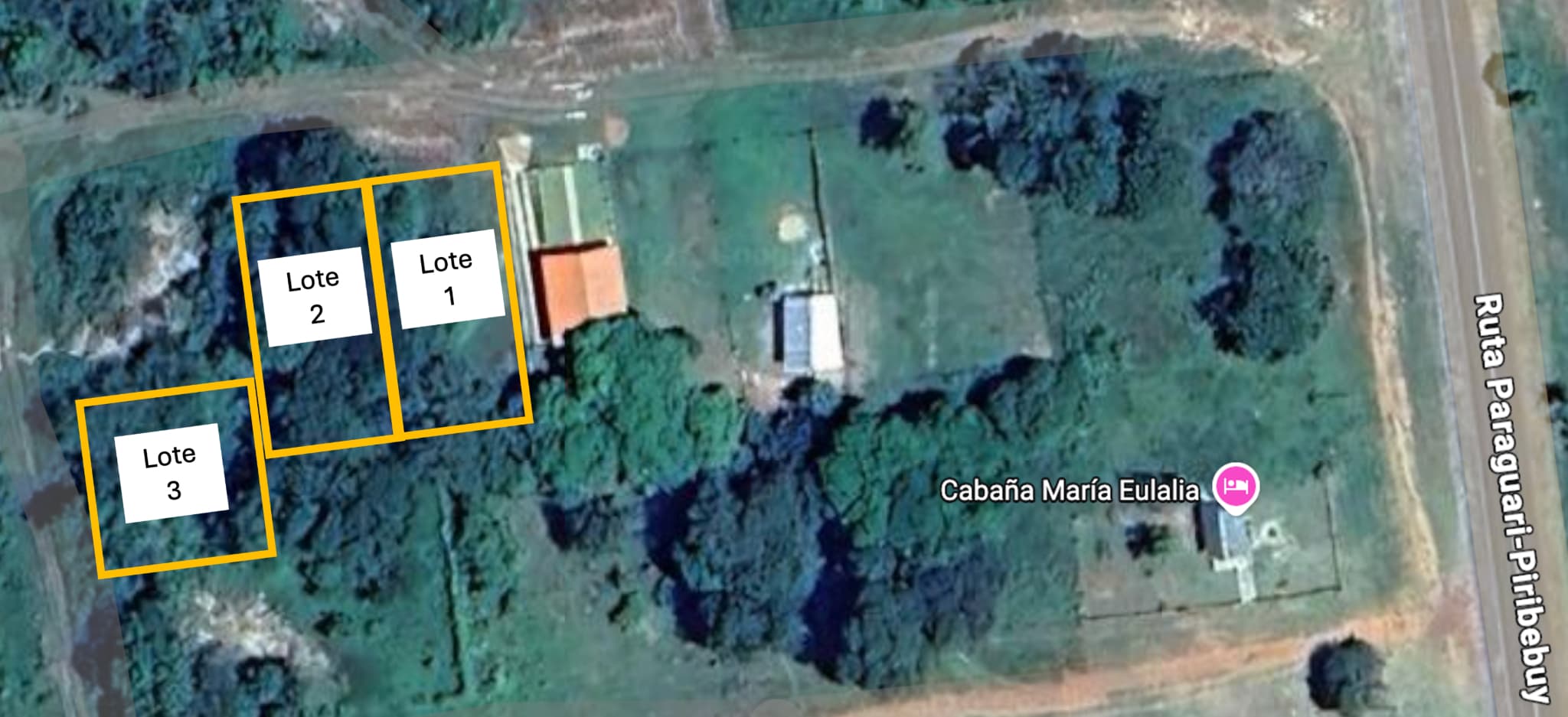 Tres Terrenos Juntos En Piribebuy – 2