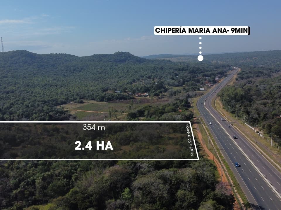 En venta 2.4 Hectáreas en Caacupé sobre Ruta 2 - Km 59 – 3