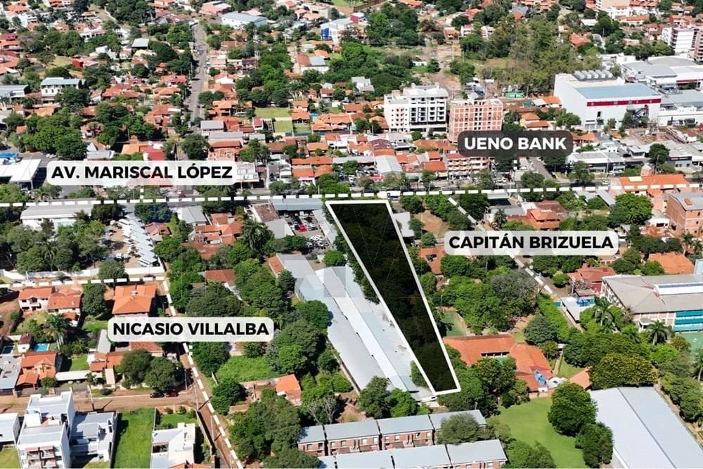 Vendo Terreno De 2.692 M² Sobre Mcal. López – 2