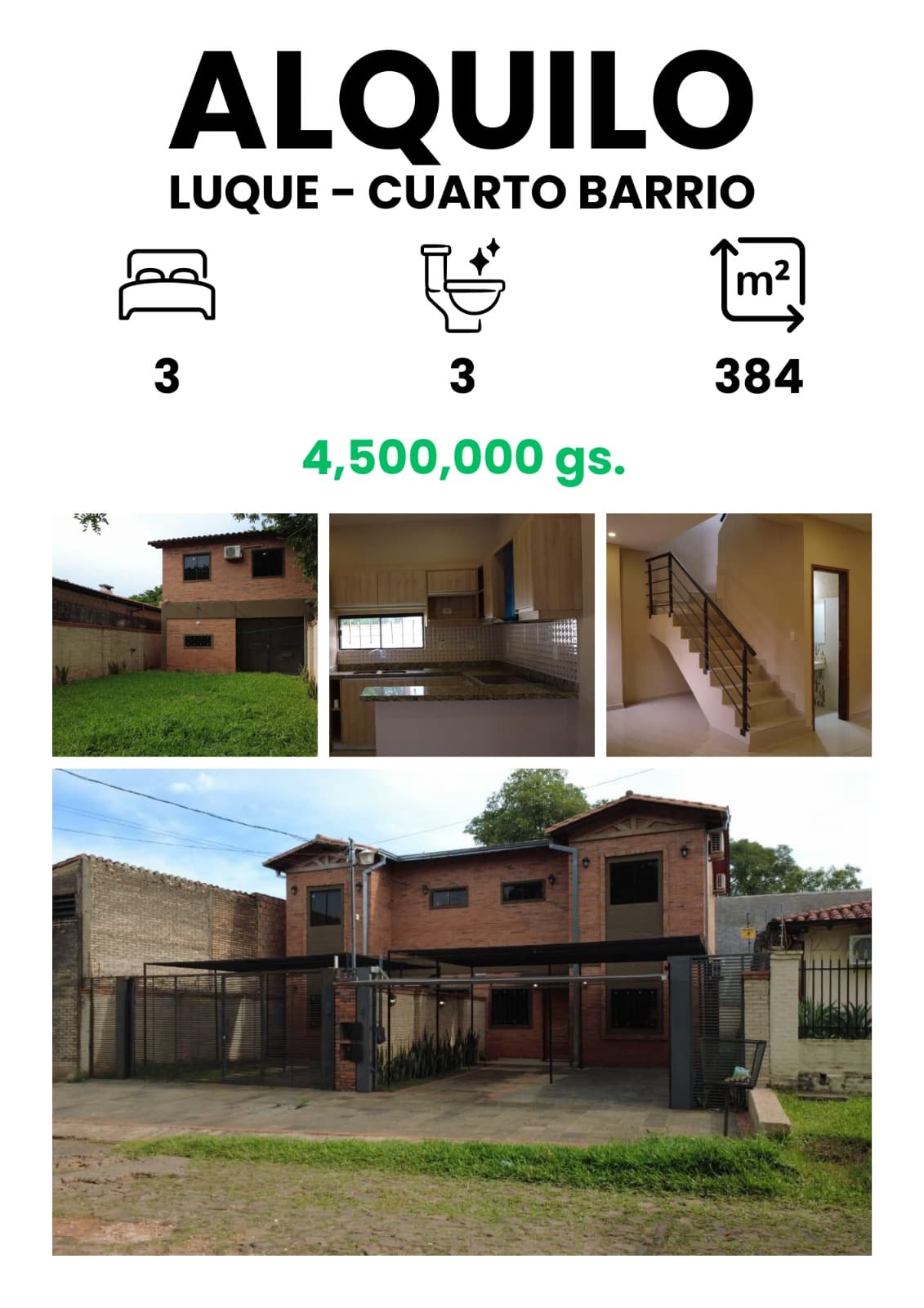 Alquiler Luque, Cuarto Barrio