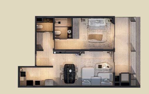 EN VENTA DEPARTAMENTO-Edificio Midtown – Barrio Las Mercedes – 2