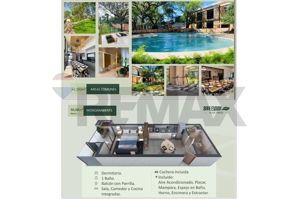 Alquilo monoambiente en edificio Boulevard – 3