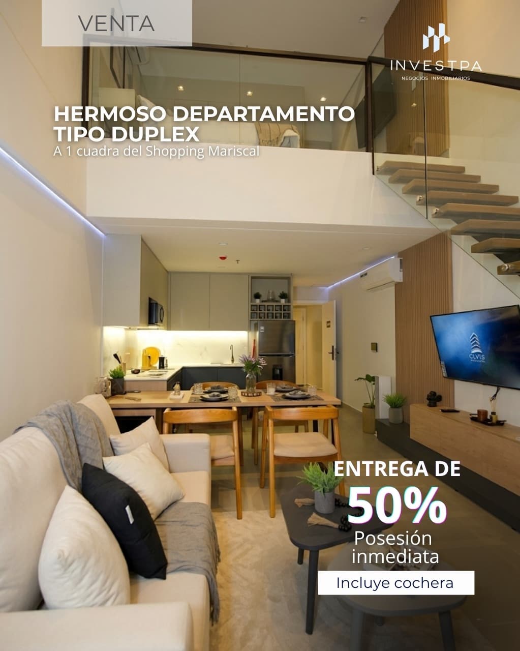 Hermoso Departamento tipo dúplex terminado