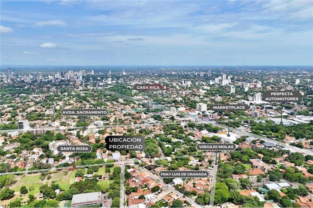 Terreno en venta en exclusivo barrio Bella Vista, Asuncion