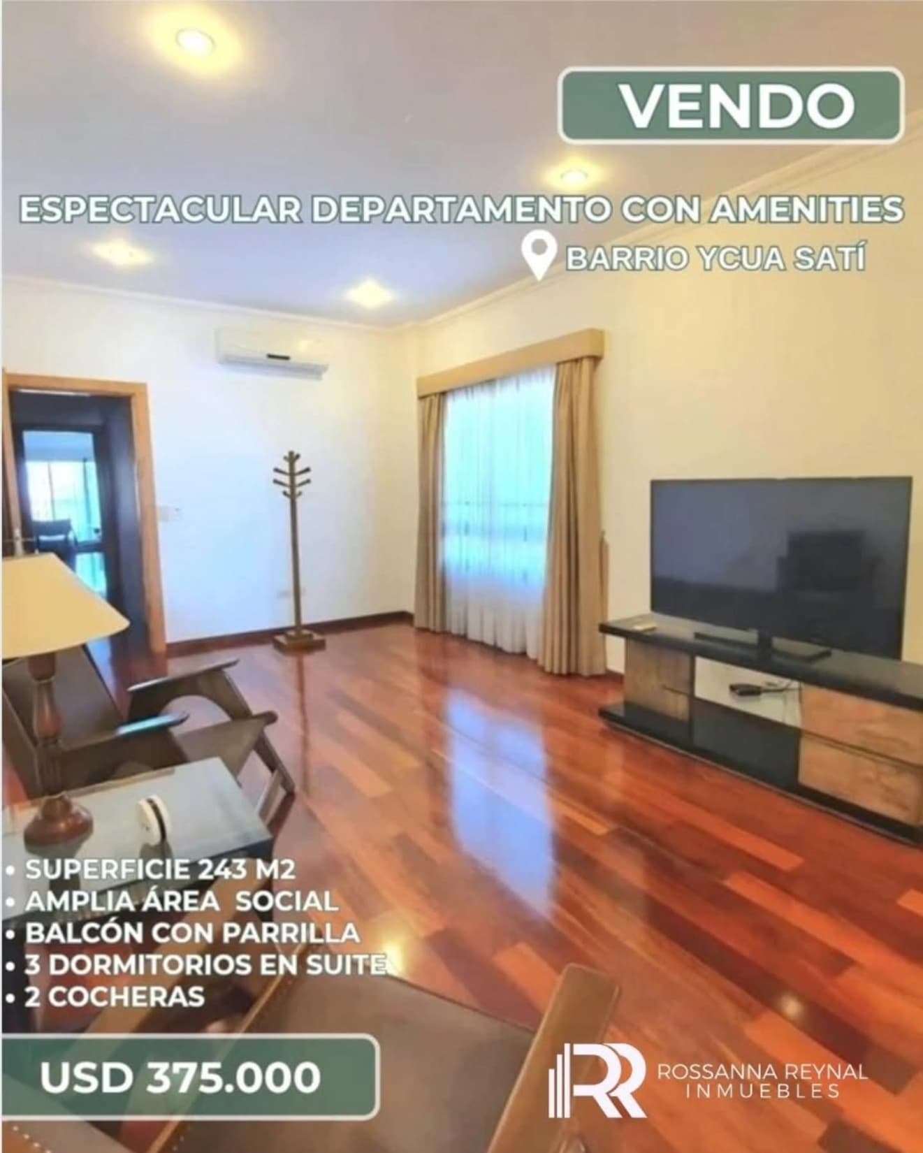 VENDO DEPARTAMENTO DE LUJO ZONA SANTA TERESA Y DENIS ROA