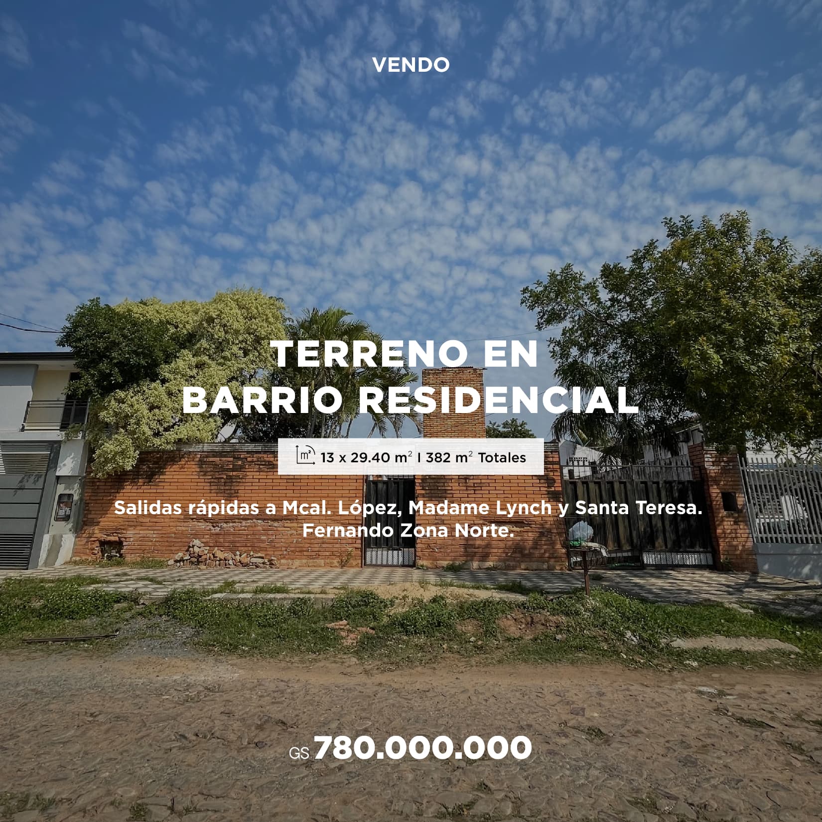 Terreno En Barrio Residencial – 2