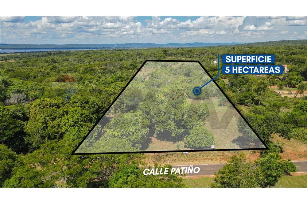 VENDO TERRENO DE 5 HECTAREAS EN ITAUGUA SOBRE RUTA PATIÑO – 3