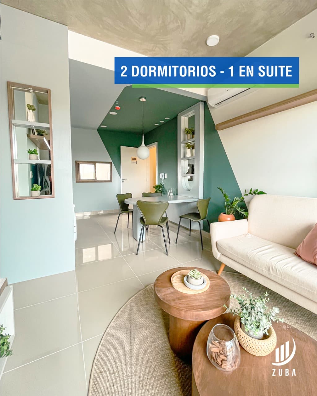 VENDO DEPARTAMENTO EN POZO MONO, 1 Y 2 DORMITORIOS EN ASUNCIÓN. ZUBA TRINIDAD