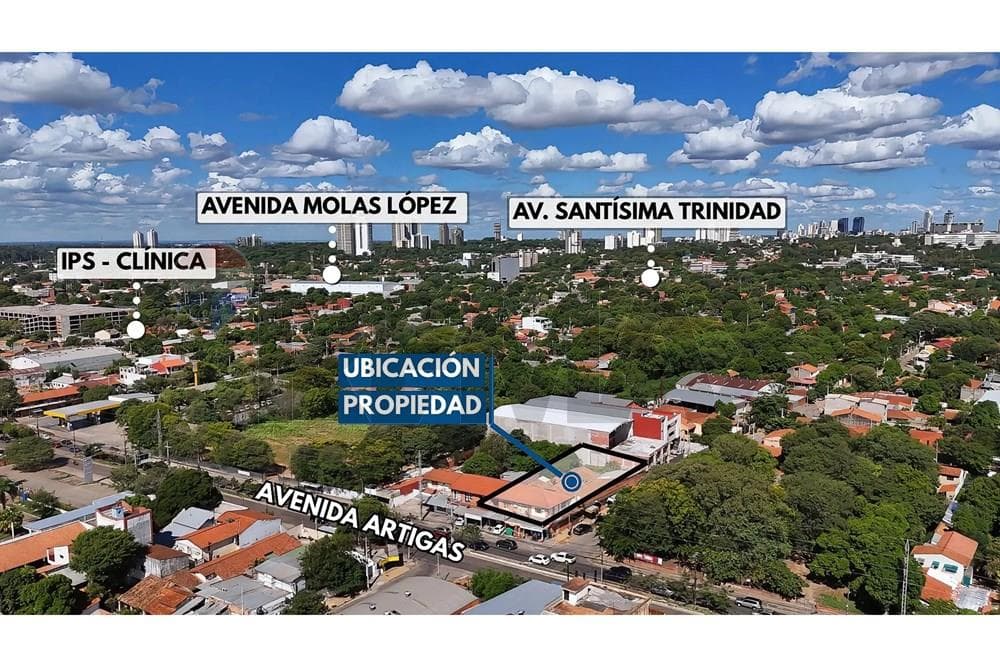 VENDO AMPLIO TERRENO EN ESQUINA SOBRE LA AVENIDA ARTIGAS