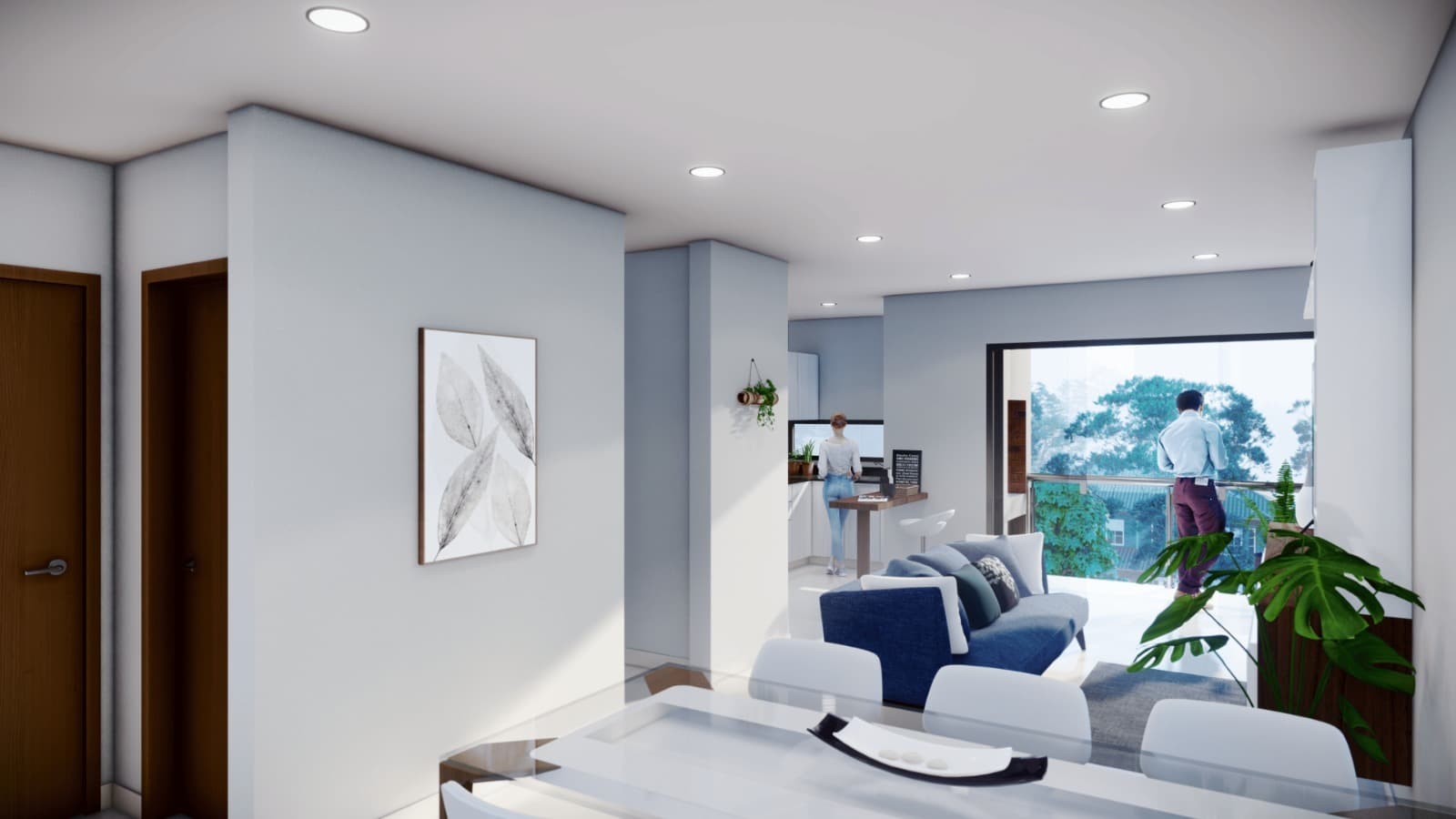 Departamento 2 dormitorios - Fernando de la mora (NORTE) – 2