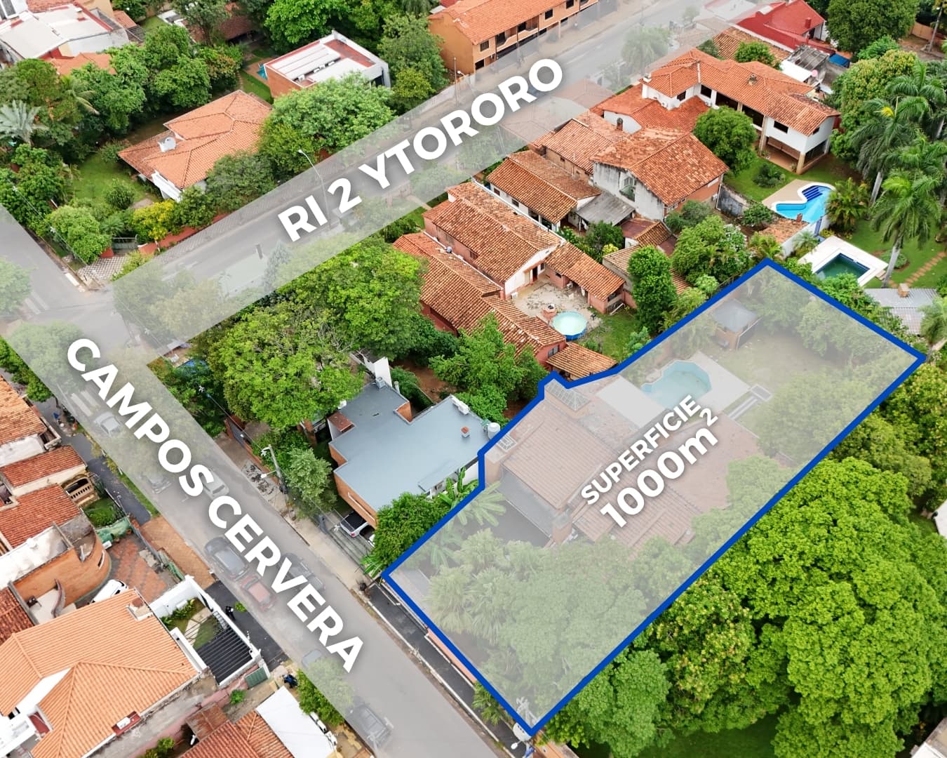 Amplio Terreno De 1000m2 En Asuncion – 2