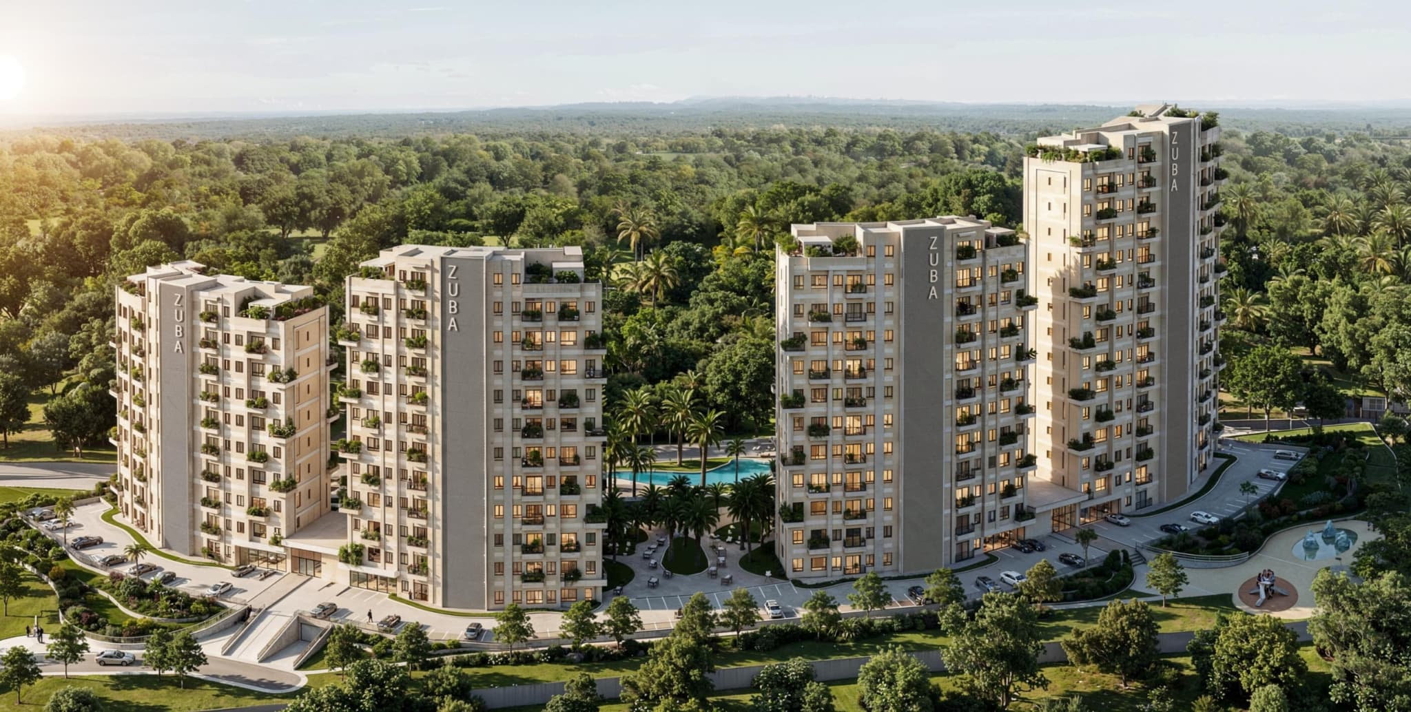 Zuba Park – Departamento De 2 Habitaciones Mariposa Balcón Esquina En Aquadelta – 2