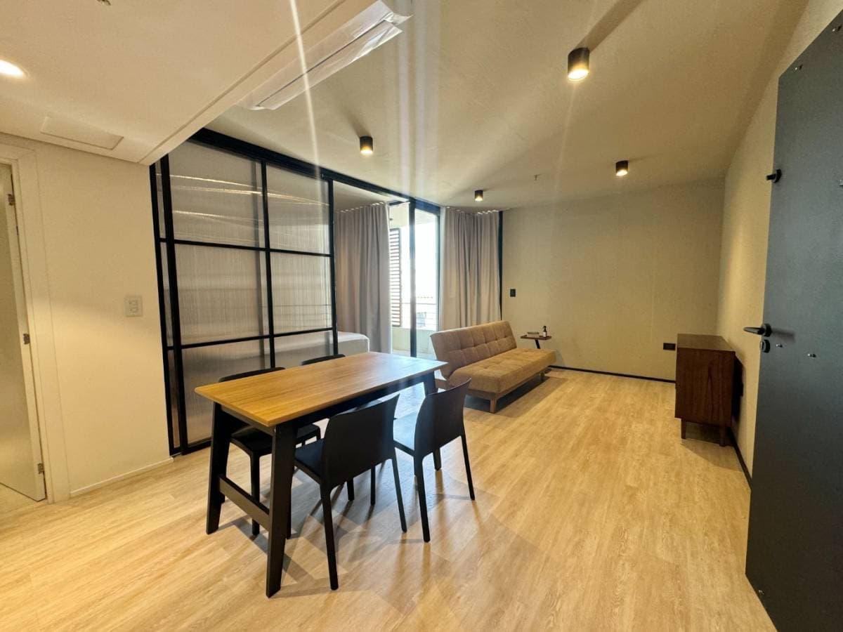Depto 1 dorm amoblado + cochera en The Station Las Mercedes