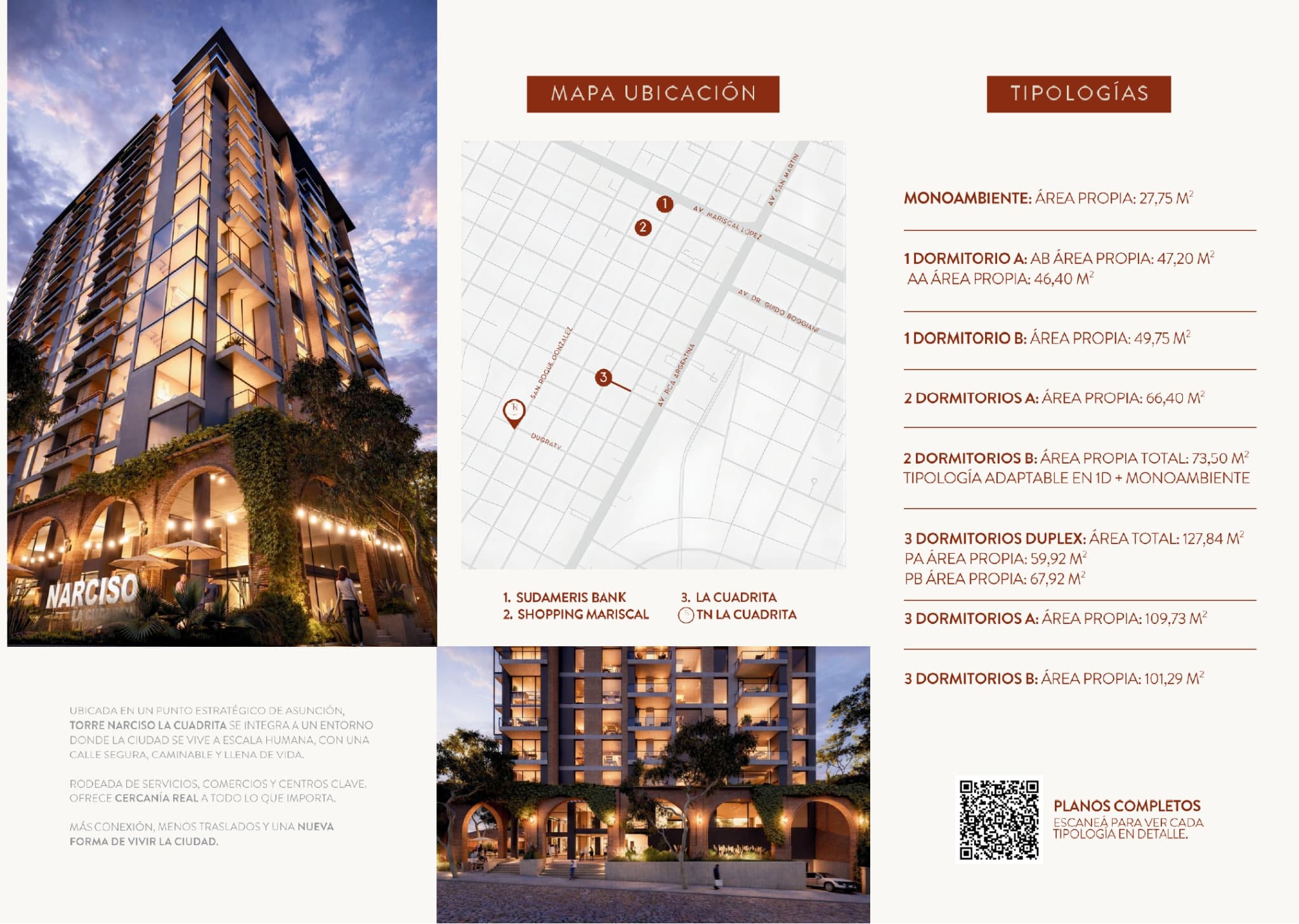 Vendo departamento en PRE POZO 1 DORMITORIO en NARCISO LA CUADRITA – 3