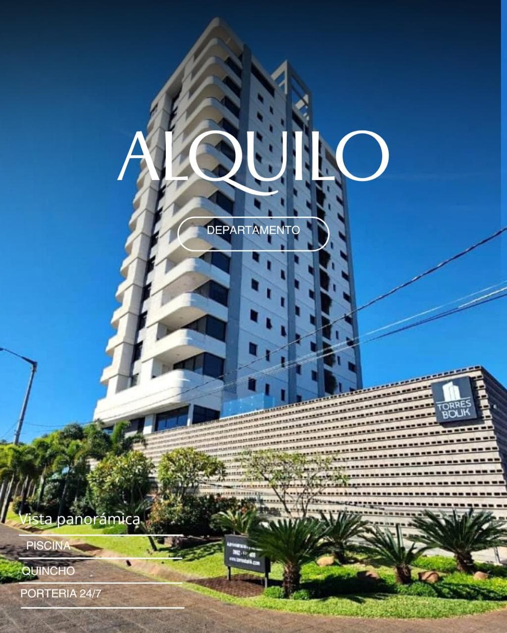 Alquiler de Departamento en Encarnación - TORRES BOLIK