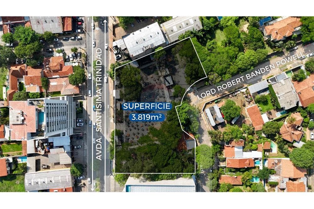 Vendo Importante terreno sobre Santisima Trinidad