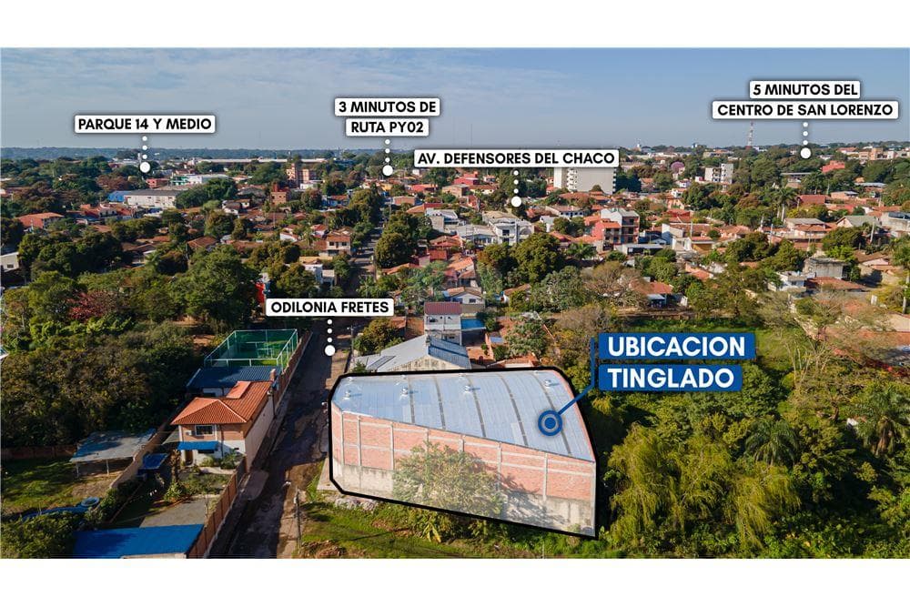 EN VENTA DEPOSITO A ESTRENAR EN SAN LORENZO