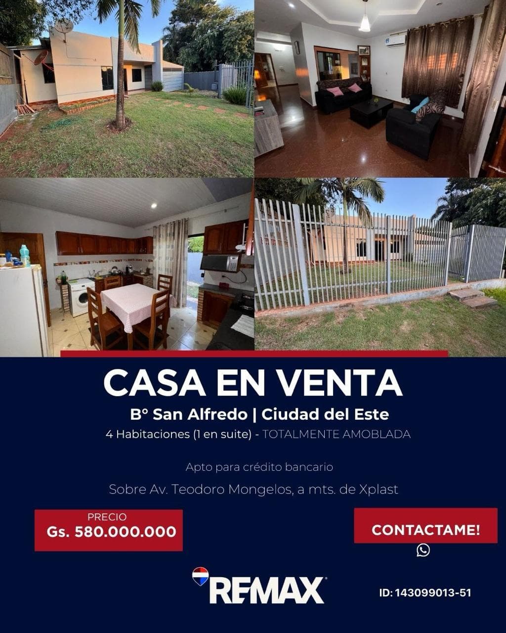 EN VENTA HERMOSA CASA - SAN ALFREDO CDE