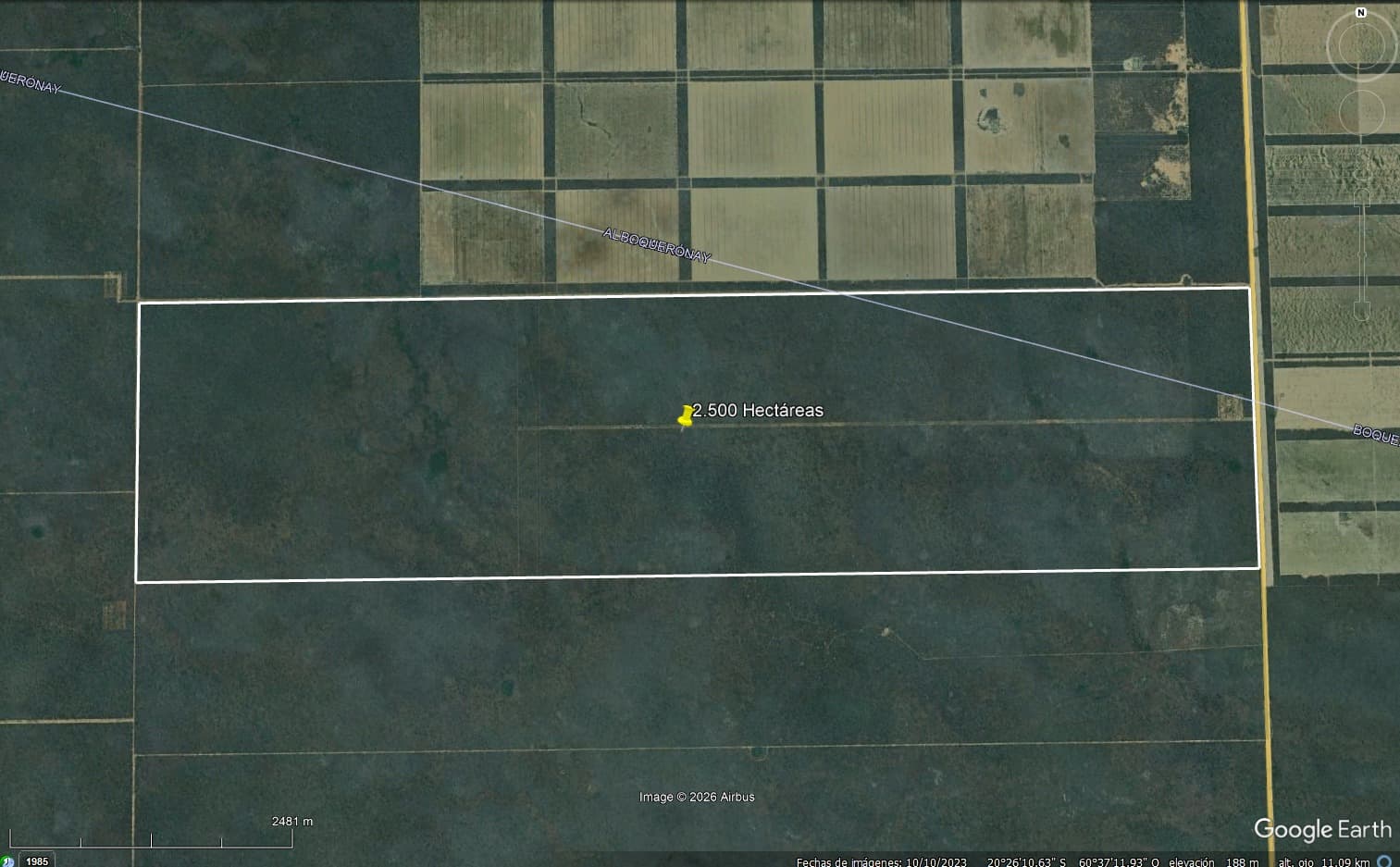 Vendo Campo de 2.500 Hectáreas en Mcal. Estigarribia, Boquerón - CLCS7785890