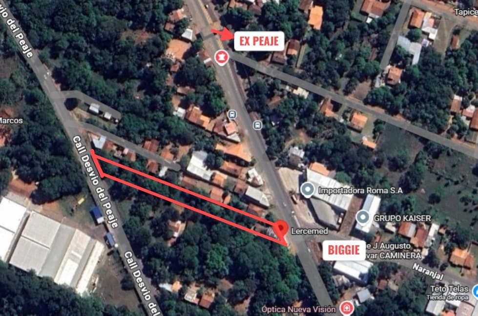 Dueño Vende Terreno 2.488 M² Sobre Exruta1 Con Tinglado, Salida De Calle A Calle – 2
