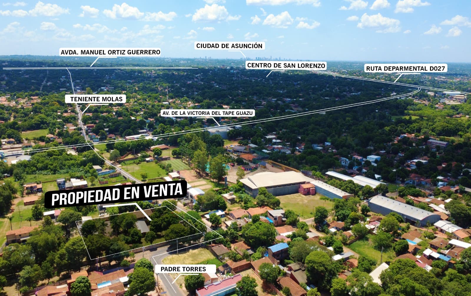 Terreno 4.367 M2 con salida a 3 calles | San Lorenzo – 3