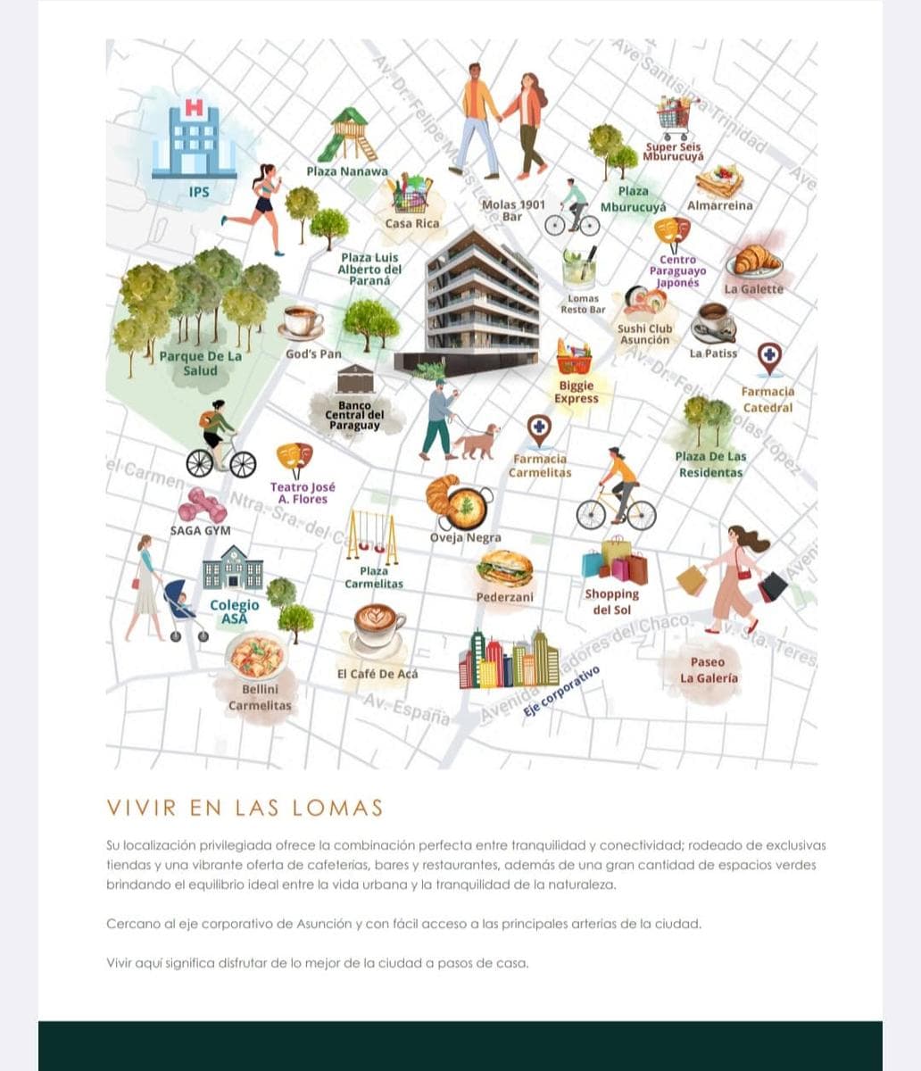 Departamento en venta 1 Dormitorio en Las Lomas Asunción Edifico R las Lomas – 2