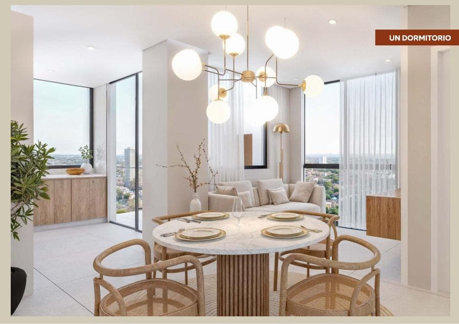 Departamento en venta 1 Dormitorio Barrio Las Lomas Asunción edificio Torre Narciso