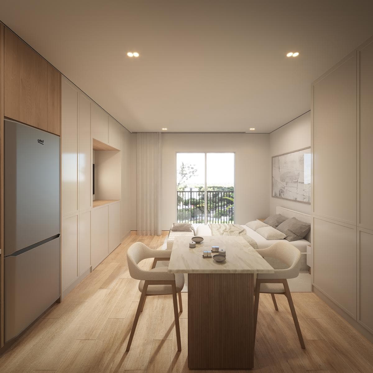 Departamento en venta monoambiente en Ycua Sati Asunción edificio Sunset Santa Teresa – 3