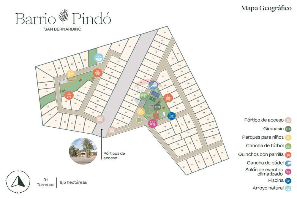 VENDO TERRENO EN BARRIO CERRADO PINDO- SAN BERNARDINO – 3