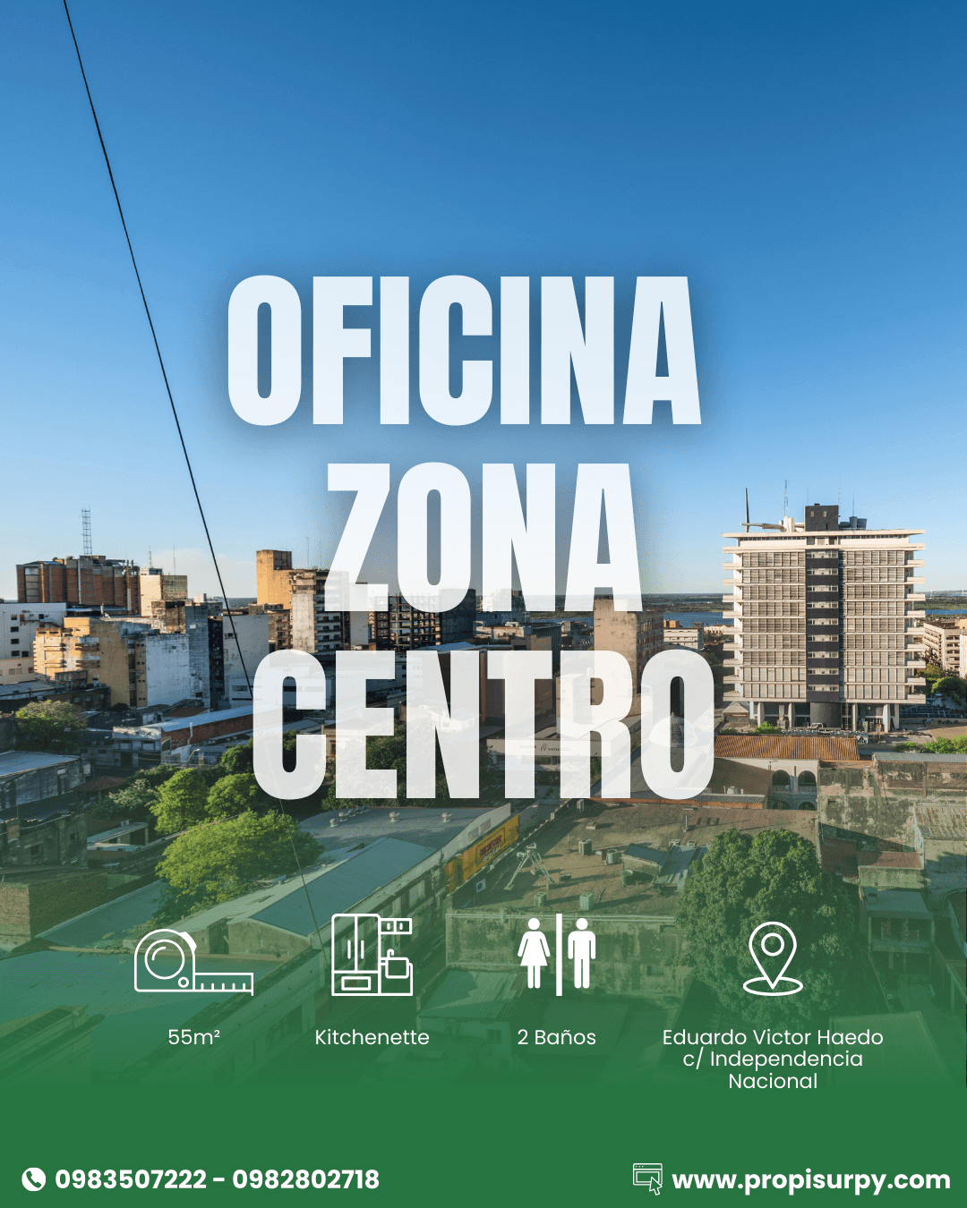 OFICINA EN ALQUILER - CENTRO DE ASUNCIÓN