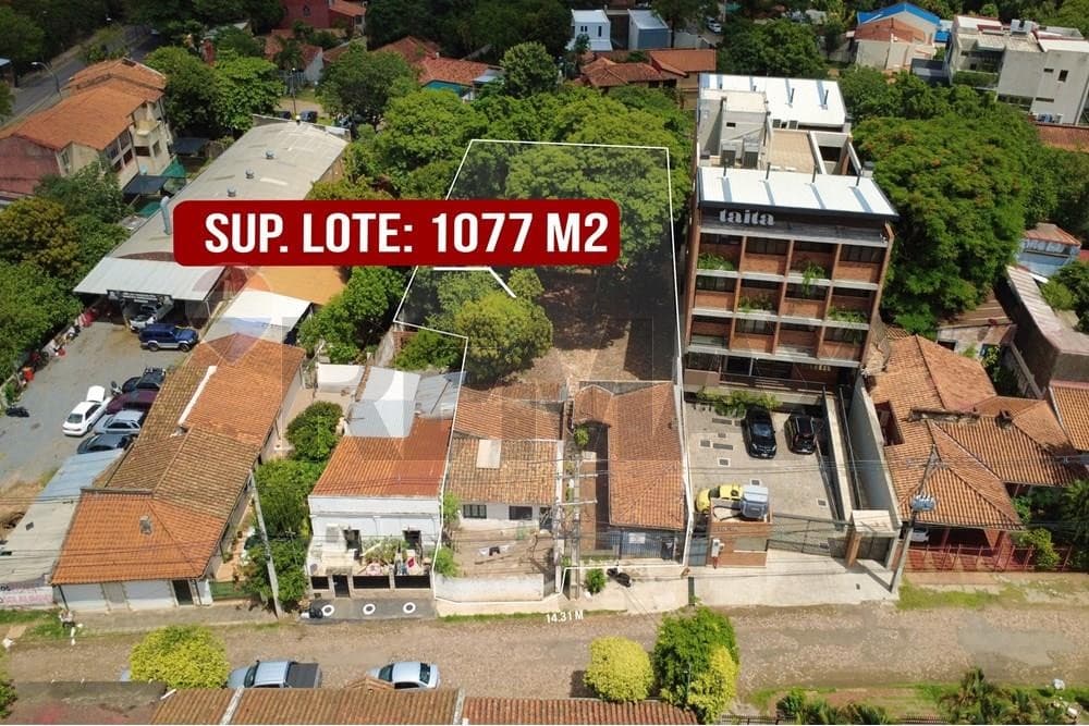 VENDO TERRENO DE 1076M2 - AV SANTISIMA TRINIDAD. ASUNCION. 380,000 $ – 2