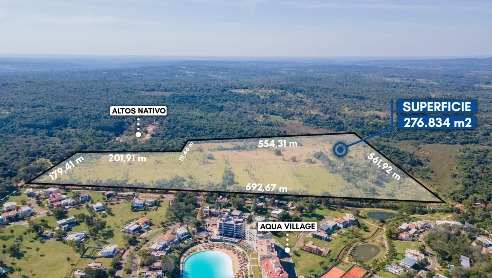 EN VENTA PROPIEDAD DE 27 HÉCTAREAS UBICADO A METROS DE LA RUTA SAN BERNARDINO/ALTOS