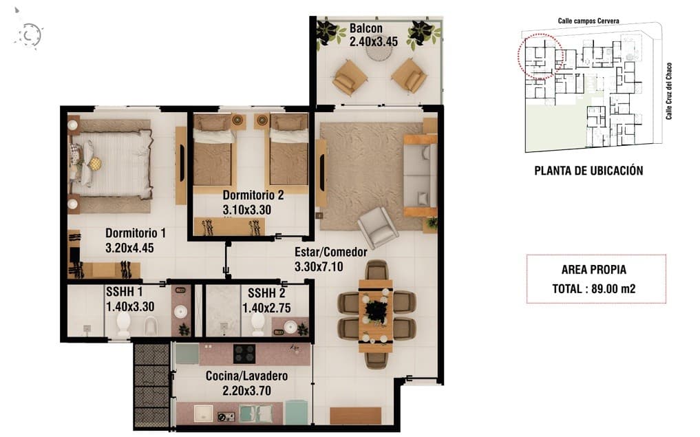 Exclusivo Departamento de 2 Dormitorios en Pozo: Inversión Inteligente en Habitalis Jardín. – 3
