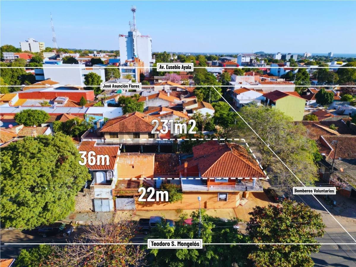 Casa en esquina a la venta en el barrio Bernardino Caballero, Asunción. – 2