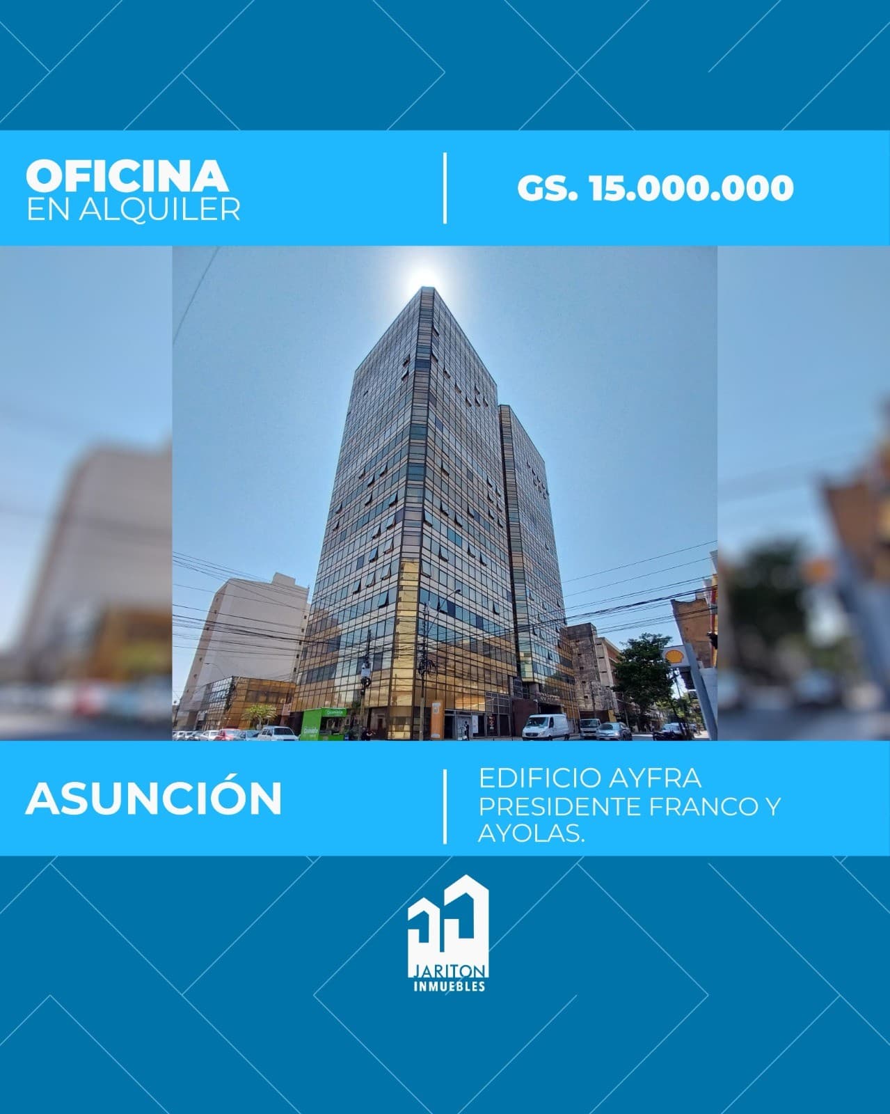 ALQUILER DE OFICINA EN BARRIO LA ENCARNACION