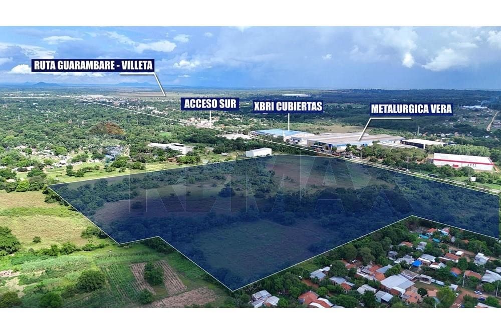 En venta propiedad de 9,6 HAS sobre Acceso Sur - Ypané – 3