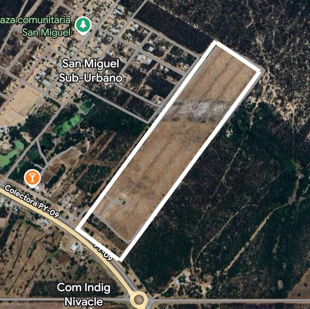26 HECTÁREAS EN BOQUERON CON 250 MTS SOBRE TURA PY 09