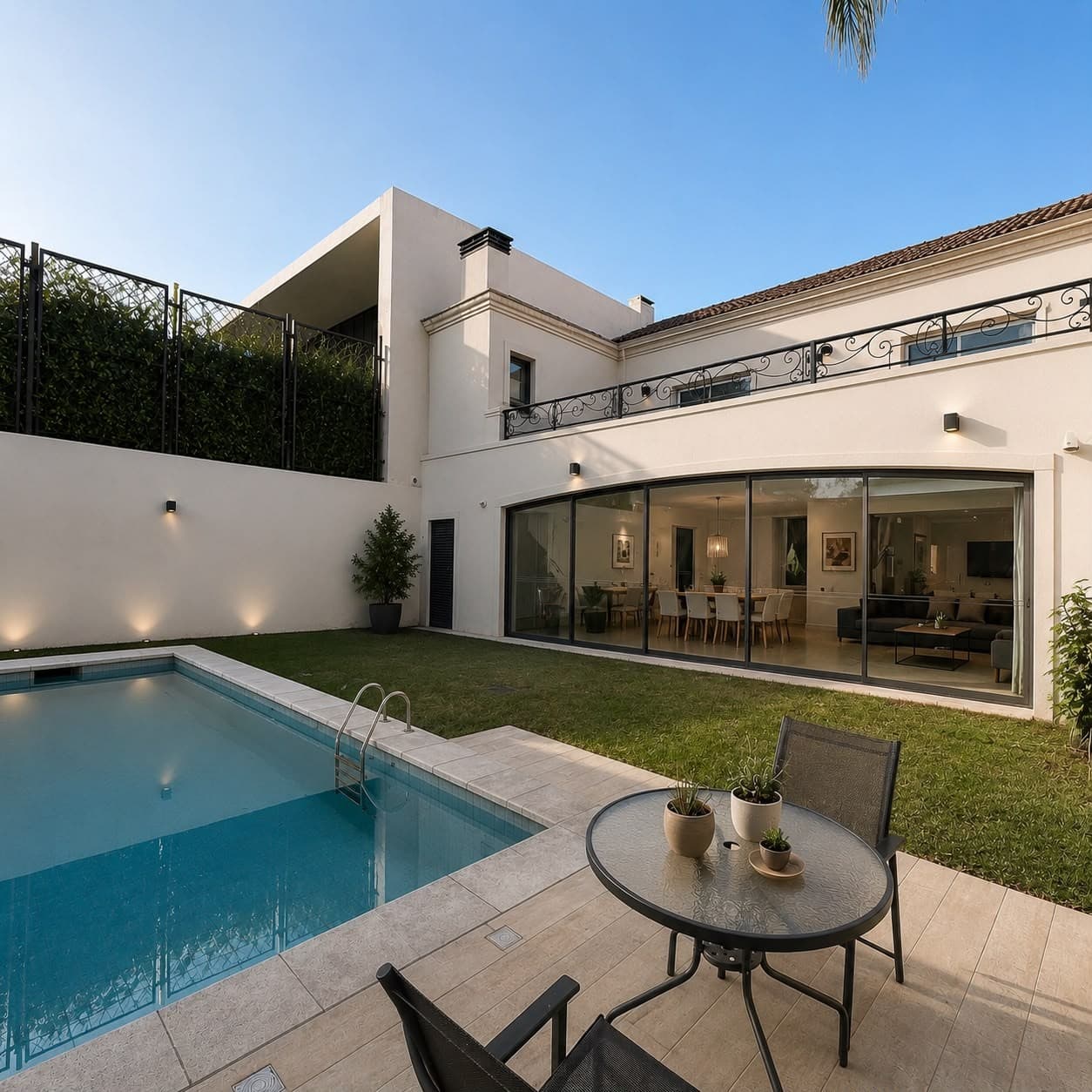 Vendo Residencia de Alta Gama en Barrio Mcal Estigarribia*Residencia de Alta Gama* Estilo Toscano moderno ubicada en el *Barrio Mcal. Estigarribia* ? ?Ubicada a una cuadra de Casa Rica Los Laureles , Barrio Residencial. ? 437 m2 de terreno ? 486 m2 d