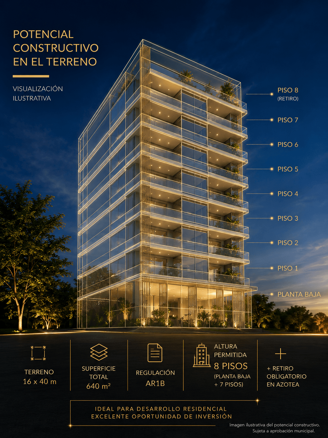 TERRENO CON 16 MTS DE FRENTE EN LAS LOMAS I EN VENTA