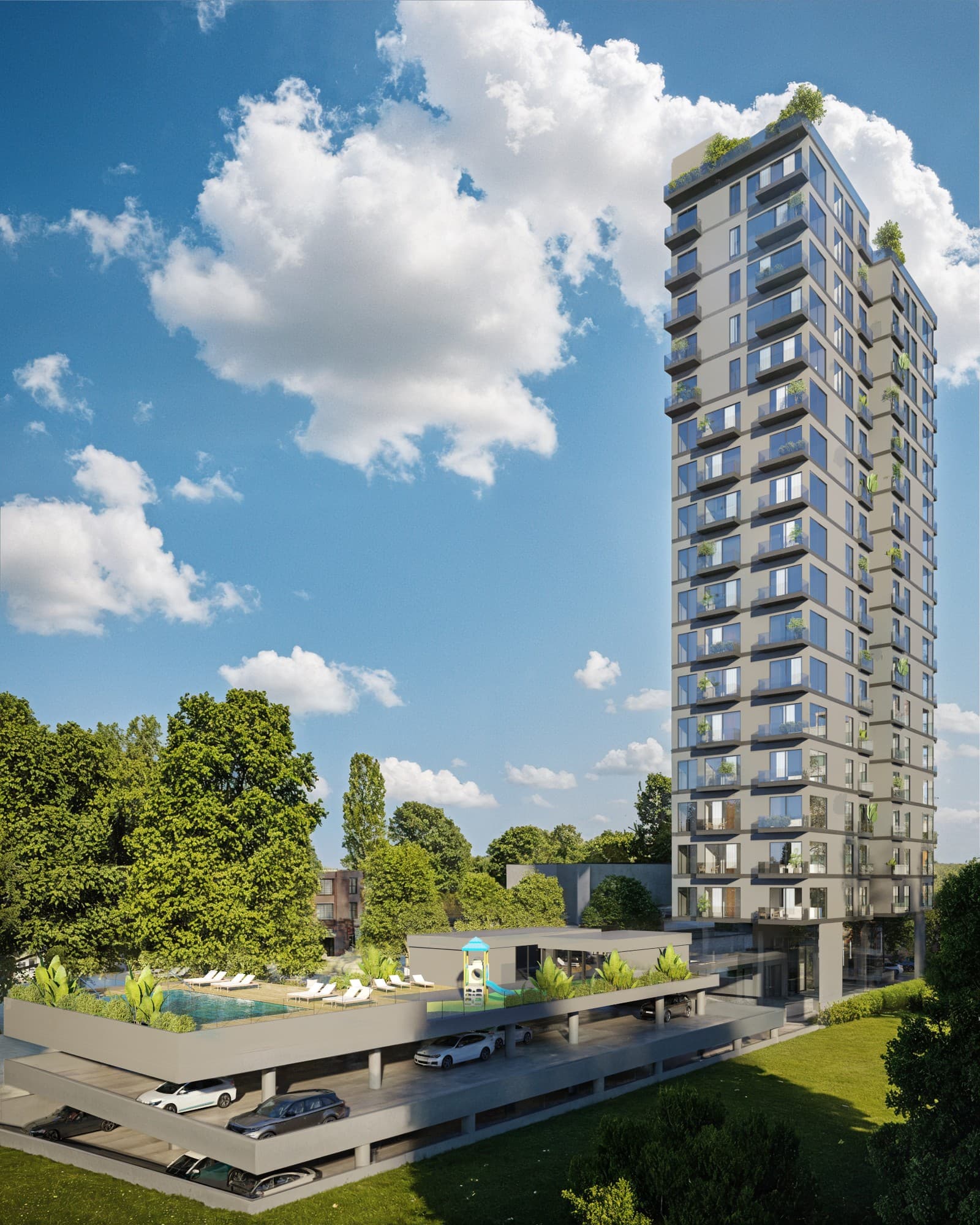 CENTRIC SACRAMENTO - Exclusivo Departamento de 1 Dormitorio con Cochera - 80m² en Bella Vista, Asunción