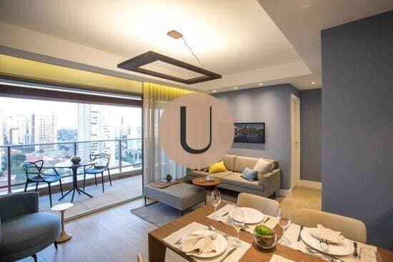 Apartamento com 2 dormitórios para alugar, 81 m² por R$ 13.142,14/mês - Brooklin - São Paulo/SP
