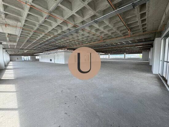 Sala comercial em prédio comercial padrão AAA com 560,00 m² BOMA | Barra Funda Sala comercial sem colonas de alto padrão, localizado em andar alto, co