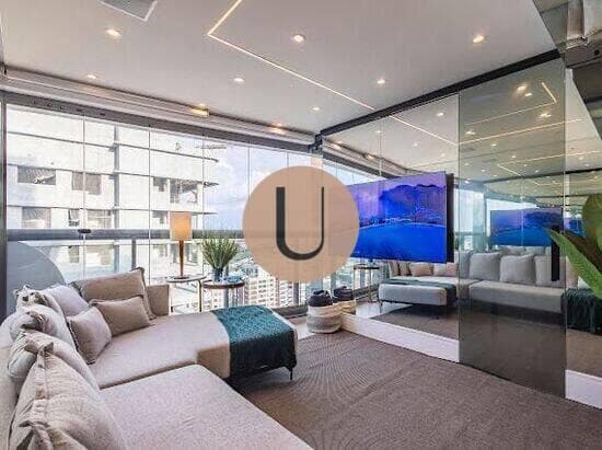 Apartamento com 3 dormitórios mobiliado e decorado , 123 m² - venda por R$ 3.300.000 ou aluguel por R$ 39.500/mês - Alphaville - Barueri/SP