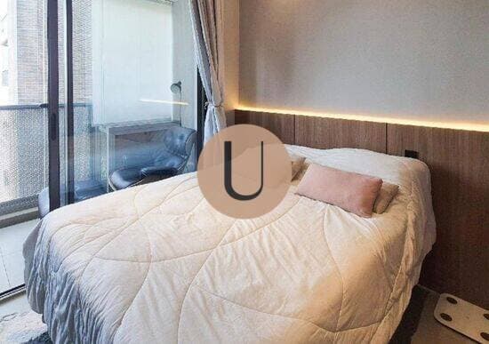 Apartamento com 1 dormitório para alugar, 27 m² por R$ 4.335,02/mês - Moema - São Paulo/SP